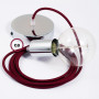 Pendel-singolo-lampada-sospensione-cavo-tessile-Effetto-Seta-Bordeaux-RM19-122522889997-6