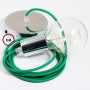 Pendel-singolo-lampada-sospensione-cavo-tessile-Effetto-Seta-Verde-RM06-122522893008-3