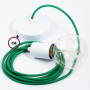 Pendel-singolo-lampada-sospensione-cavo-tessile-Effetto-Seta-Verde-RM06-122522893008-4