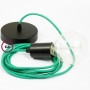 Pendel-singolo-lampada-sospensione-cavo-tessile-Effetto-Seta-Verde-RM06-122522893008-5