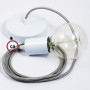 Pendel-singolo-lampada-sospensione-cavo-tessile-Effetto-Seta-Argento-RM02-122522895770-4