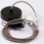 Pendel-singolo-lampada-sospensione-cavo-tessile-ZigZag-Corteccia-RD73-122522904402-5
