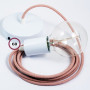 Pendel-singolo-lampada-sospensione-cavo-tessile-ZigZag-Rosa-Antico-RD71-122522908650