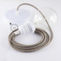 Pendel-per-paralume-lampada-sospensione-cavo-tessile-ZigZag-Corteccia-RD73-122522916397-4