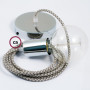 Pendel-singolo-lampada-sospensione-cavo-tessile-Losanga-Antracite-RD64-122522916999-5