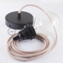 Pendel-per-paralume-lampada-sospensione-cavo-tessile-ZigZag-Rosa-Antico-RD71-122522920735-4