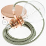 Pendel-per-paralume-lampada-sospensione-cavo-tessile-ZigZag-Verde-Timo-RD72-122522925614