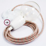 Pendel-in-porcellana-lampada-sospensione-cavo-tessile-Stripes-Rosa-Antico-RD51-122522925865