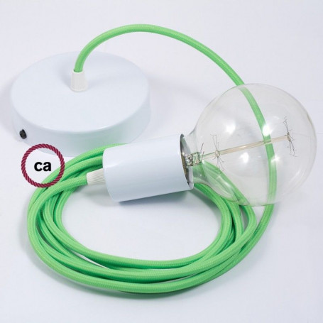 Pendel-singolo-lampada-sospensione-cavo-tessile-Verde-Fluo-RF06-122522938541