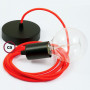 Pendel-singolo-lampada-sospensione-cavo-tessile-Arancione-Fluo-RF15-122522940046-5