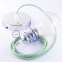 Pendel-per-paralume-lampada-sospensione-cavo-tessile-ZigZag-Verde-RZ06-122522941058-5
