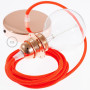 Pendel-per-paralume-lampada-sospensione-cavo-tessile-Arancione-Fluo-RF15-122522944990-3