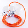 Pendel-per-paralume-lampada-sospensione-cavo-tessile-Arancione-Fluo-RF15-122522944990-6