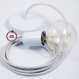 Pendel-singolo-lampada-sospensione-cavo-tessile-Glitterato-Bianco-RL01-122522948407-4