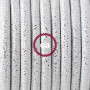 Pendel-singolo-lampada-sospensione-cavo-tessile-Glitterato-Bianco-RL01-122522948407-7
