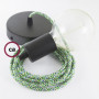Pendel-singolo-lampada-sospensione-cavo-tessile-Pixel-Verde-RX05-122522958873-3