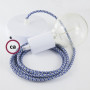 Pendel-singolo-lampada-sospensione-cavo-tessile-Pixel-Turchese-RX03-122522960960