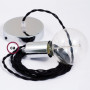 Pendel-singolo-lampada-sospensione-cavo-tessile-Cotone-Nero-TC04-122522961826