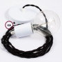 Pendel-singolo-lampada-sospensione-cavo-tessile-Cotone-Nero-TC04-122522961826-4