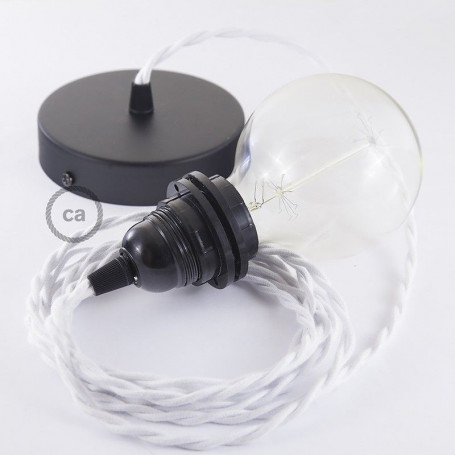 Pendel-per-paralume-lampada-sospensione-cavo-tessile-Cotone-Bianco-TC01-122522991435