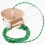 Pendel-singolo-lampada-sospensione-cavo-tessile-Effetto-Seta-Verde-TM06-122522998655-6