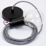 Pendel-singolo-lampada-sospensione-cavo-tessile-Lino-Naturale-Grigio-TN02-122523028379