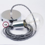 Pendel-singolo-lampada-sospensione-cavo-tessile-Lino-Naturale-Grigio-TN02-122523028379-5