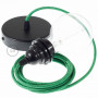 Pendel-per-paralume-lampada-sospensione-cavo-tessile-Glitterato-Verde-RL06-122523039884-3