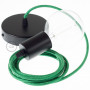 Pendel-singolo-lampada-sospensione-cavo-tessile-Glitterato-Verde-RL06-122523040088-3