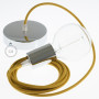 Pendel-singolo-lampada-sospensione-cavo-tessile-Cotone-Miele-Dorato-RC31-122523044764-6