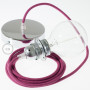 Pendel-per-paralume-lampada-sospensione-cavo-tessile-Cotone-Vinaccia-RC32-122523045830-6