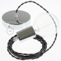 Pendel-singolo-lampada-sospensione-cavo-tessile-Effetto-Seta-Grigio-Scuro-TM26-122523050334-5