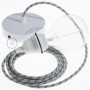 Pendel-per-paralume-lampada-sospensione-cavo-tessile-Stripes-Blu-Steward-RD55-122523054574-4
