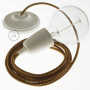 Pendel-in-porcellana-lampada-sospensione-cavo-tessile-ZigZag-Oro-e-Bordeaux-RZ2-122523073564