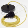Pendel-per-paralume-lampada-sospensione-cavo-tessile-Cotone-Giallo-Pastello-RC1-122523075241-5