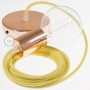 Pendel-singolo-lampada-sospensione-cavo-tessile-Cotone-Giallo-Pastello-RC10-122523075358-3