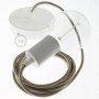 Pendel-singolo-lampada-sospensione-cavo-tessile-Effetto-Seta-Cipria-RM27-122523076555