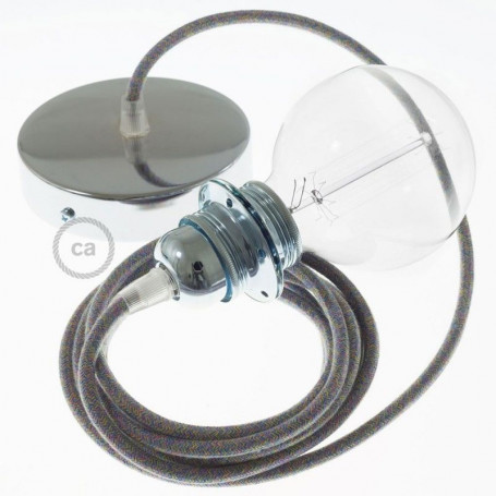 Pendel-per-paralume-lampada-sospensione-cavo-tessile-Cotone-Lollipop-RX09-122523076861