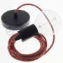 Pendel-singolo-lampada-sospensione-cavo-tessile-Cotone-Bicolore-Rosso-Fuoco-e-G-122523084128-5