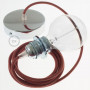 Pendel-per-paralume-lampada-sospensione-cavo-tessile-Cotone-ZigZag-Rosso-Fuoco-122523092944-3