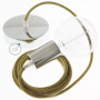 Pendel-singolo-lampada-sospensione-cavo-tessile-Cotone-ZigZag-Miele-Dorato-e-An-122523093129