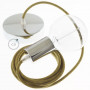 Pendel-singolo-lampada-sospensione-cavo-tessile-Cotone-ZigZag-Miele-Dorato-e-An-122523093129-3