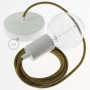 Pendel-singolo-lampada-sospensione-cavo-tessile-Cotone-ZigZag-Miele-Dorato-e-An-122523093129-4