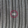 SnakeBis-cablaggio-con-portalampada-cavo-tessile-Glitterato-Argento-RL02-122523198374-8