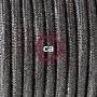 SnakeBis-cablaggio-con-portalampada-cavo-tessile-Glitterato-Grigio-RL03-122523199276-8