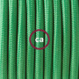 SnakeBis-cablaggio-con-portalampada-cavo-tessile-Effetto-Seta-Verde-RM06-122523208823-8