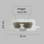 profilo in gesso tagli luce DS4009 luceledcom misure
