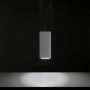 lampadario cubo in gesso 19 cm pendente GU10 ambiente luceledcom