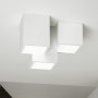Plafoniera da soffitto in gesso Heraea T193 luceledcom
