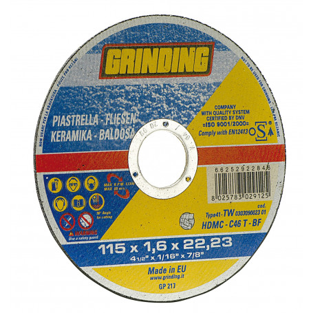 GRINDING MINIDISCO PER CERAMICA D.115X1,6